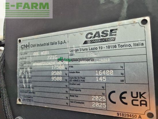 Minicargadora - Case IH - 721g-2 std s5 hi-perf