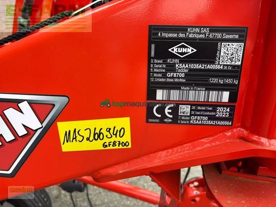 Henificador - Kuhn - gf 8700