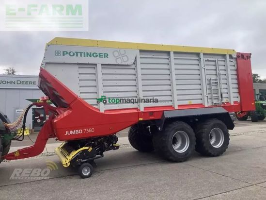 Remolqu agrícola - Pöttinger - jumbo 7380 db