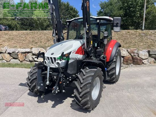 Tractor agrícola - Steyr - plus 4090 mit hauer frontlader
