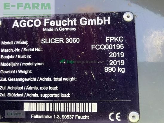 Cortacésped manual - Fendt - slicer 3060 fpkc