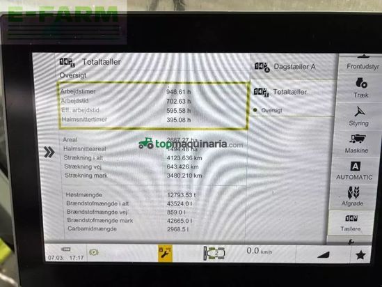 Cosechadora de Cereal - Claas - lexion 7600 tt 4wd