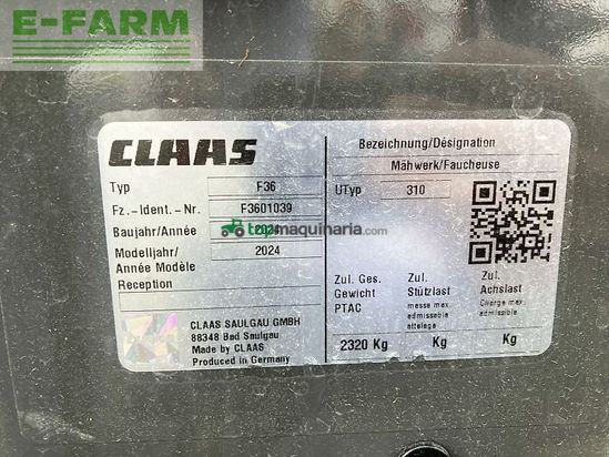 Cortacésped manual - Claas - disco 9700 comfort