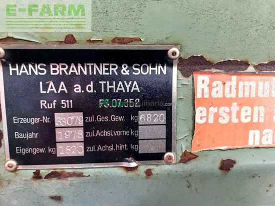 Volquet - Brantner - 2 achs 5 tonnen