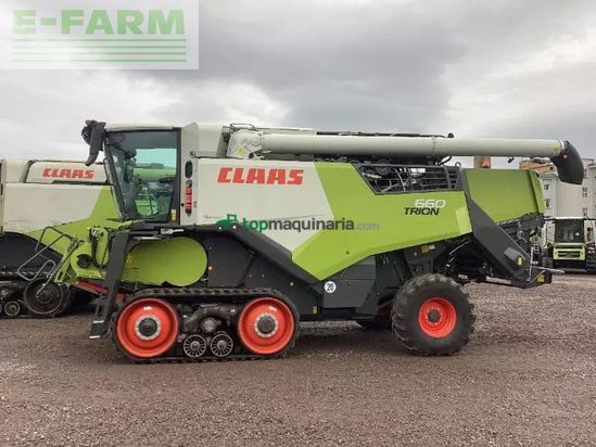 Cosechadora de Cereal - Claas - trion 660 terra trac
