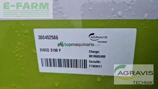 Cortacésped manual - Claas - disco 3150 f