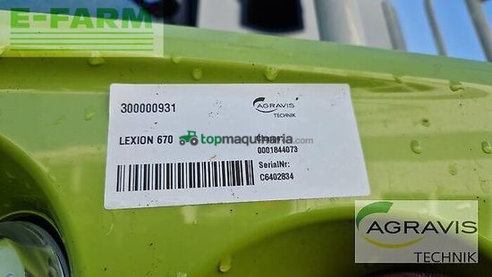 Cosechadora de Cereal - Claas - lexion 670