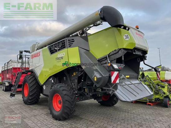 Cosechadora de Cereal - Claas - trion 660 mit vario 770