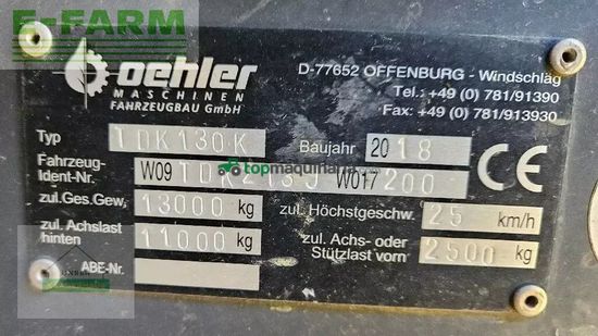 Volquet - Oehler - tdk 130