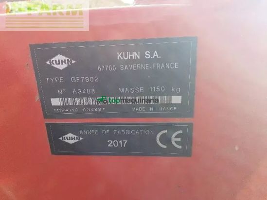 Henificador - Kuhn - gf 7902