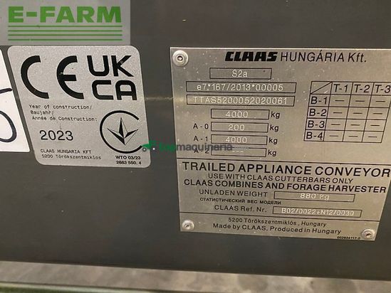 Cosechadora de Cereal - Claas - trion 530 mit sw v 680