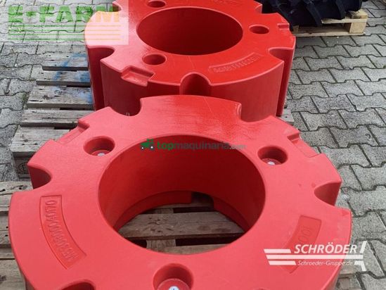 Tractor agrícola -  - hinterradgewichte 2 x 1000kg