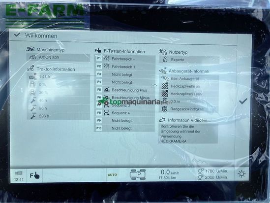 Tractor agrícola - Claas - axion 830 cmatic night-edition CMATIC