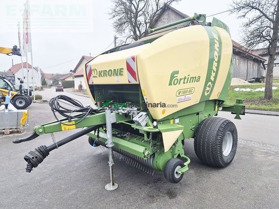 Empacadora gigant - Krone - fortima v 1800 mc isobus rundballenpresse