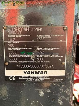 Minicargadora - Yanmar - v80/5-ato