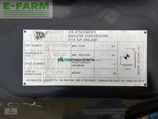 Telescopica - JCB - schaufel 1,20 meter