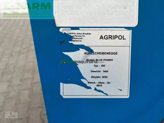 Grada de disco - Agripol - blue power 300