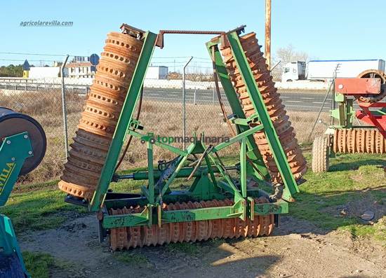 Rodillo y rulo de ocasión de 5 metros disco de 450