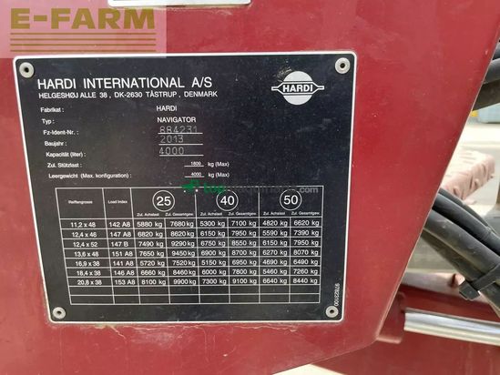 Atomizador - Hardi - navigator 4000