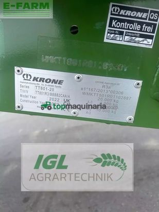 Cinta transportadora de forraje - Krone - gx 440 (tt801-20)