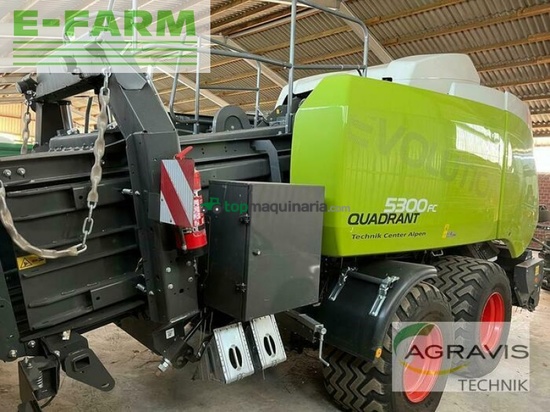 Empacadora gigant - Claas - quadrant 5300 fc t