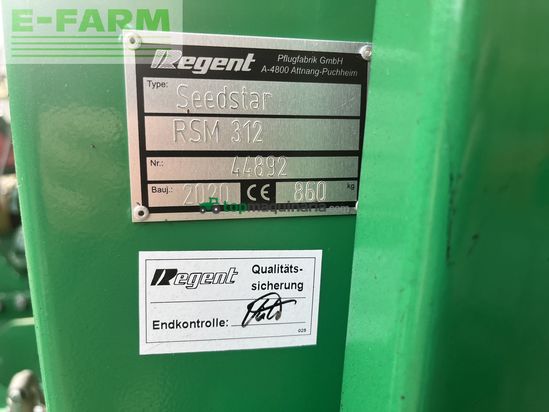 Combinado de siembra - Regent - seedstar rsm-g 312ds + orbit 3000m