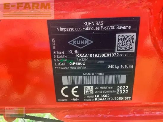 Henificador - Kuhn - gf6502
