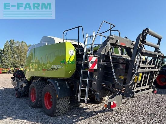 Empacadora gigant - Claas - quadrant 5300 fc t+st