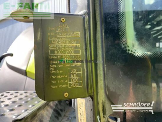 Tractor agrícola - Claas - axion 850 cis | gps