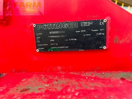 Grada de disco - Pöttinger - terradisc 6000t pöttinger sche