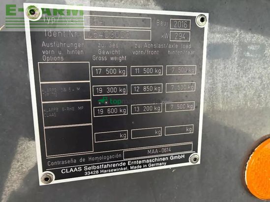 Cosechadora de Cereal - Claas - lexion 660