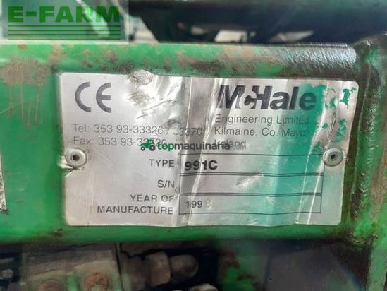 Empacadora gigant - McHale - 991C TRAILED BALE WRAPPER