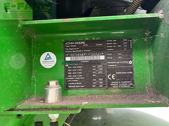 Cosechadora de Cereal - John Deere - t560 hm