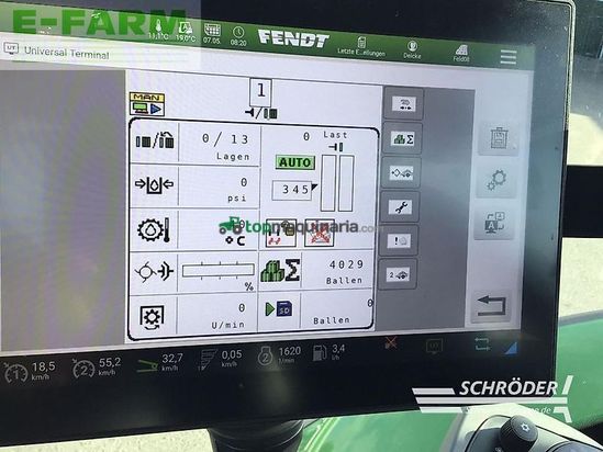 Empacadora gigant - Fendt - 1290 xd - nur 4000 ballen !