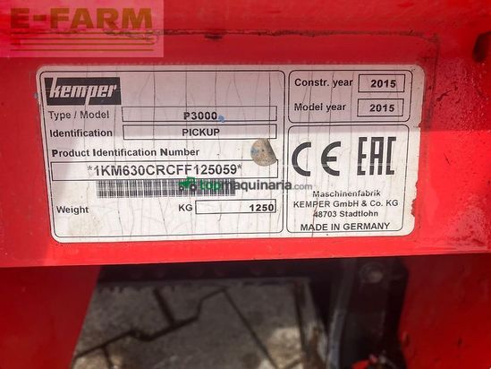 Cabezal - Kemper - p3000