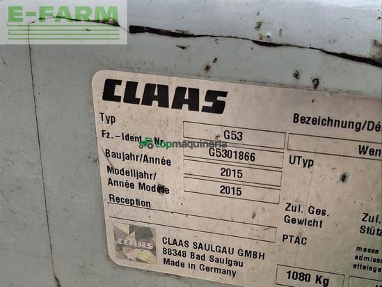 Henificador - Claas - VOLTO 800