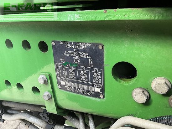 Tractor agrícola - John Deere - 6195r tractor (st24010)