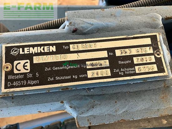 Combinado de siembra - Lemken - kompaktor - gigant 10/1000