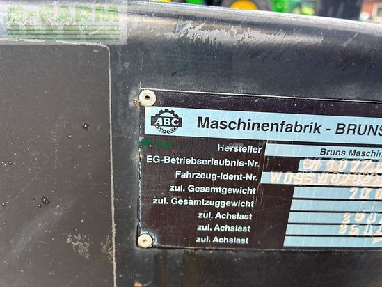 Cabezal - John Deere - 635x inkl. bruns schneidwerkswagen