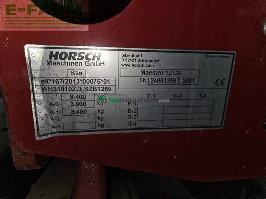 Sembradora monograno mecanica - Horsch - maestro 12 cx
