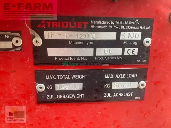 Remolqu esparcidor - Trioliet - tm 1-1200