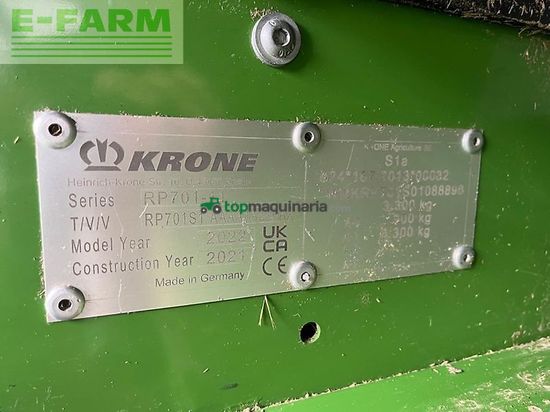 Empacadora gigant - Krone - comprima f 125 xc