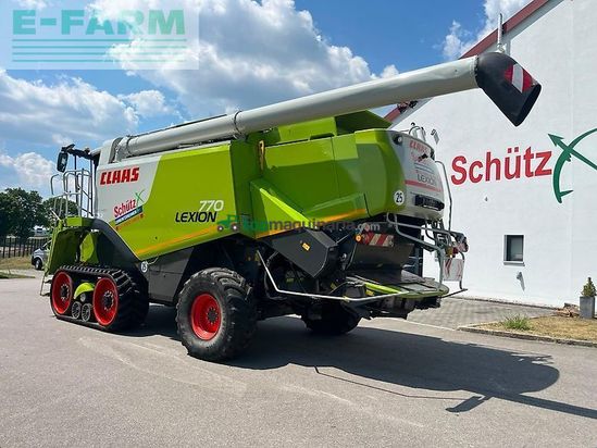 Cosechadora de Cereal - Claas - lexion 770 tt, ketten neu, sw v1200, top