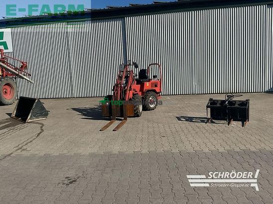 Minicargadora - Schaffer - 330 + schaufel + palettengabel + zange