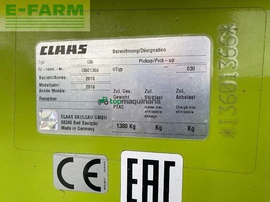 Cabezal - Claas - pick up 300 profi