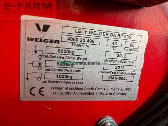 Empacadora gigant - Lely - welger double action da rp 235 profi