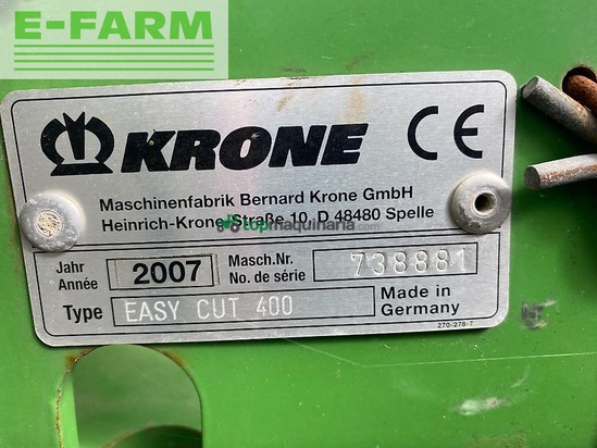 Cortacésped manual - Krone - easy cut 400