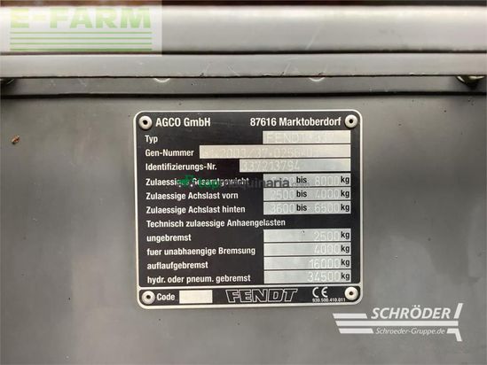 Tractor agrícola - Fendt - 310 vario tms