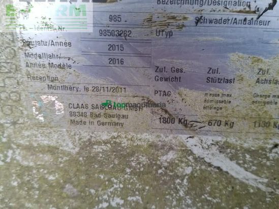 Henificador - Claas - USED LINER 2600