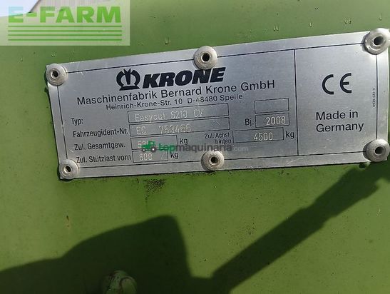 Cortacésped manual - Krone - easycut 6210 cv